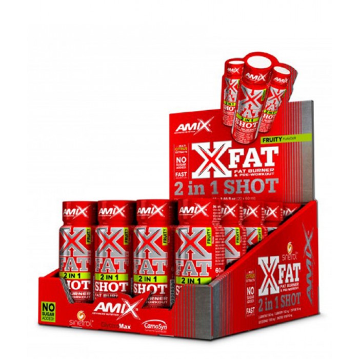 AMIX XFat 2in1 SHOT Box / 20x60ml